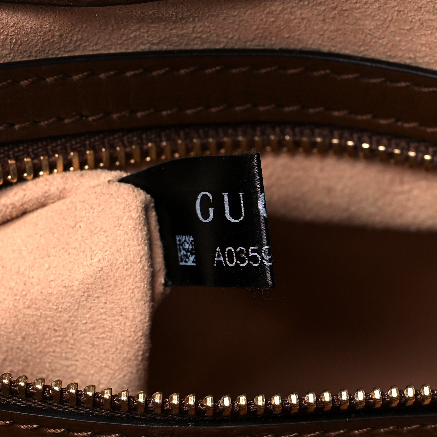 Gucci GG Supreme Monogram Azalea Calfskin Web Medium Jackie 1961 Tote Beige Ebony Brown Sugar 8 of 11