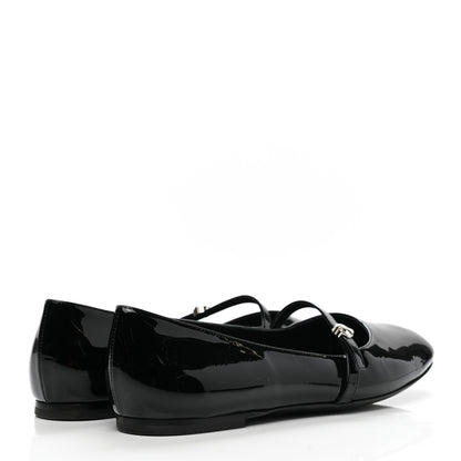 Louis Vuitton Patent Uniformes Ballet Flats 38 Black 4 of 9
