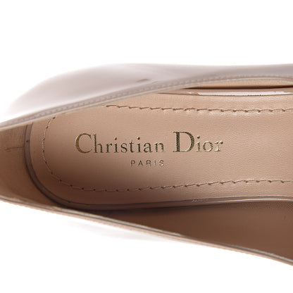 Christian Dior Patent Baby-D Ballet Pumps 42 Nude 6 of 8