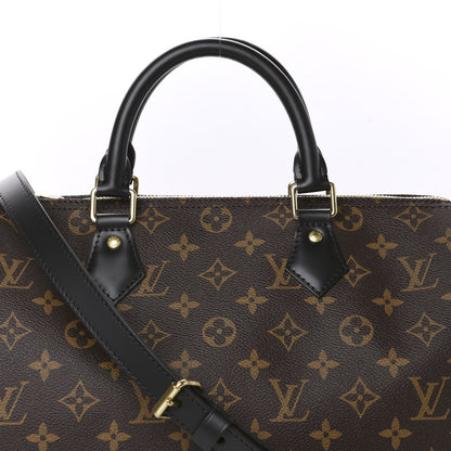 Louis Vuitton Monogram My World Tour Speedy Bandouliere 30 Black 10 of 11