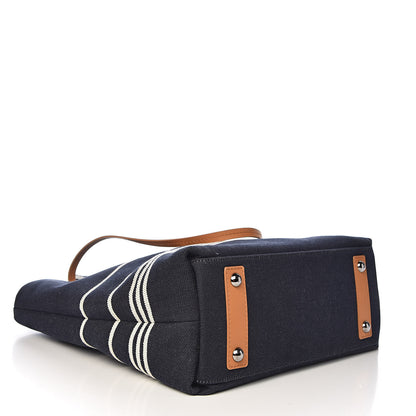 Chanel Denim Tall Shopping Tote Blue 5 of 11