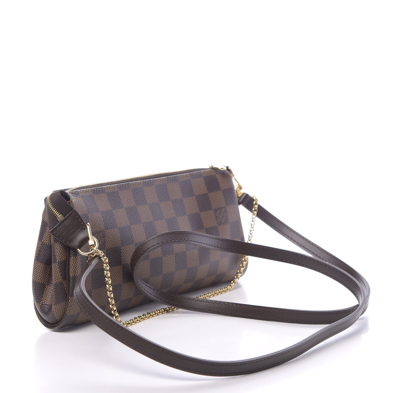 Louis Vuitton Damier Ebene Eva Clutch 3 of 10