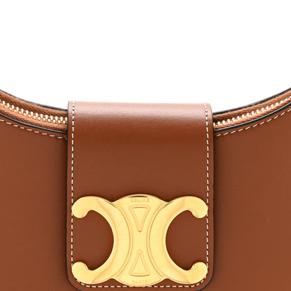 Celine Smooth Calfskin Medium Strap Ava Triomphe Shoulder Bag Tan 9 of 12