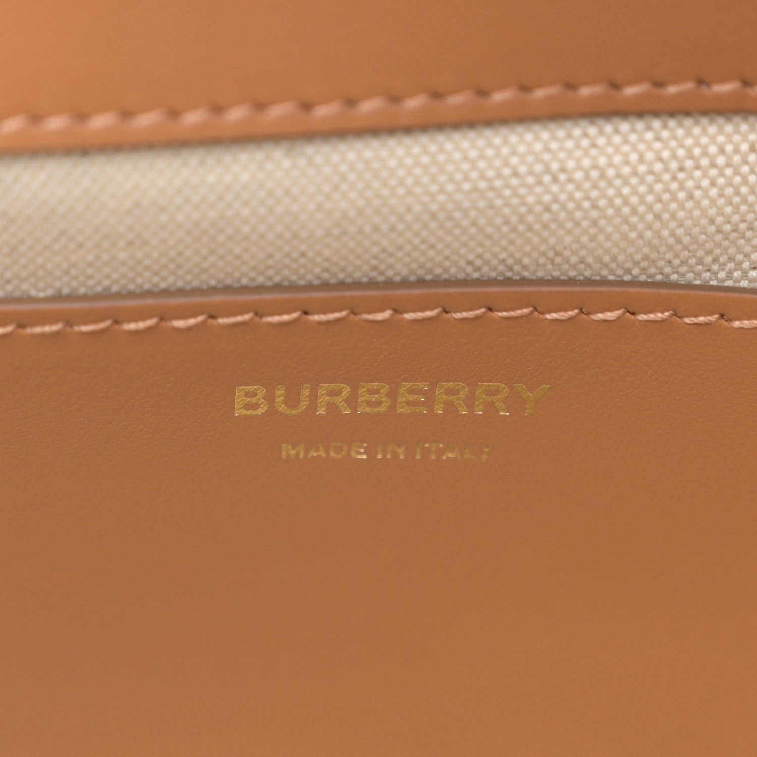 Burberry Raffia Calfskin TB Note Crossbody Bag Natural 6 of 10