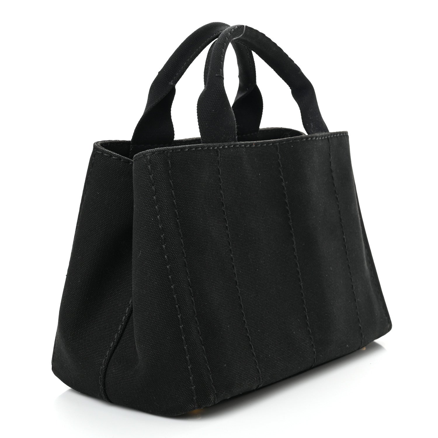Prada Canapa Small Logo Tote Black 2 of 9