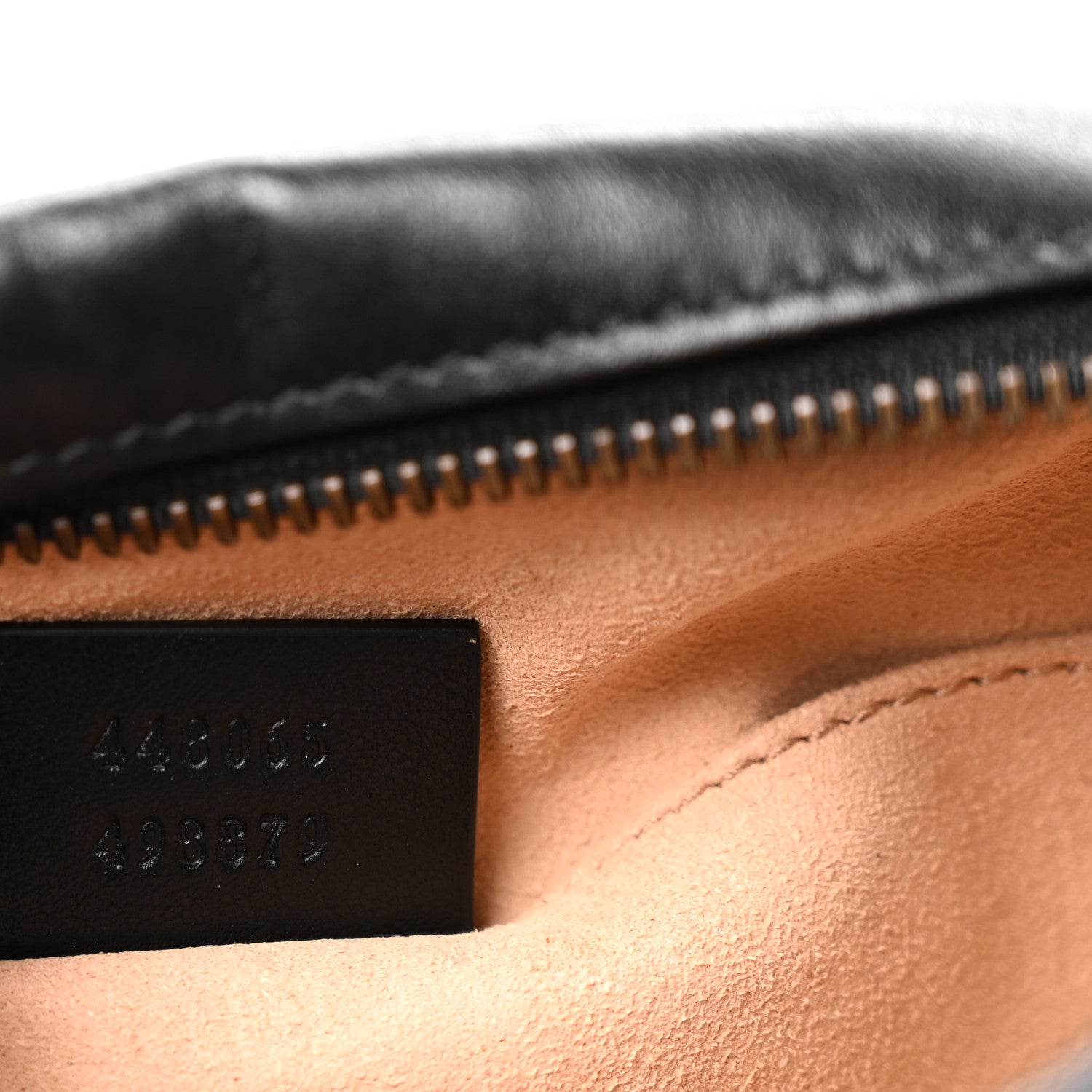 Gucci Calfskin Matelasse Mini GG Marmont Chain Shoulder Bag Black 7 of 11