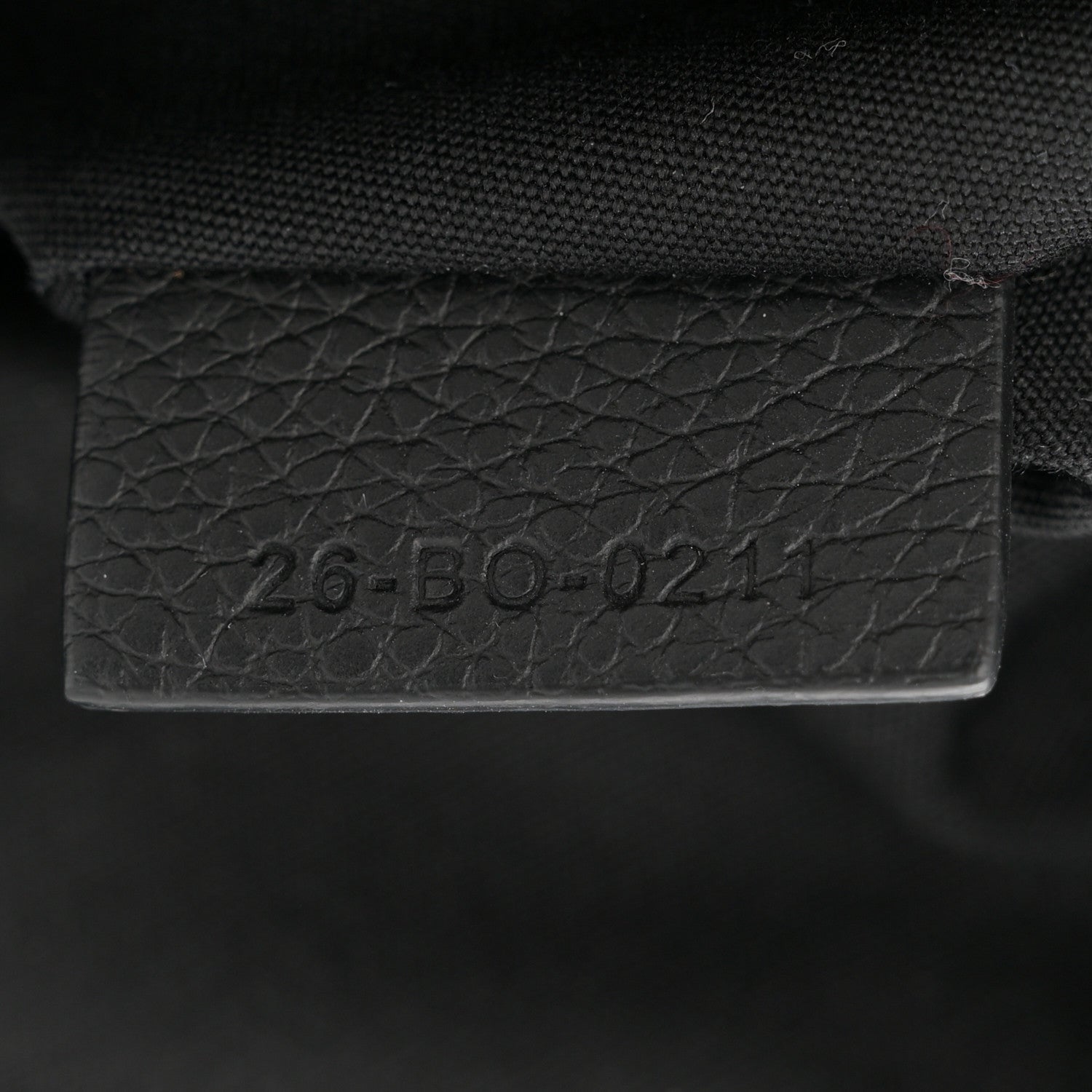 Christian Dior Grained Calfskin Mens Saddle Bag Black 7 of 14