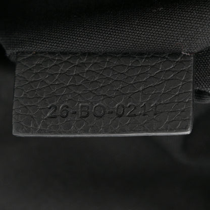 Christian Dior Grained Calfskin Mens Saddle Bag Black 7 of 14