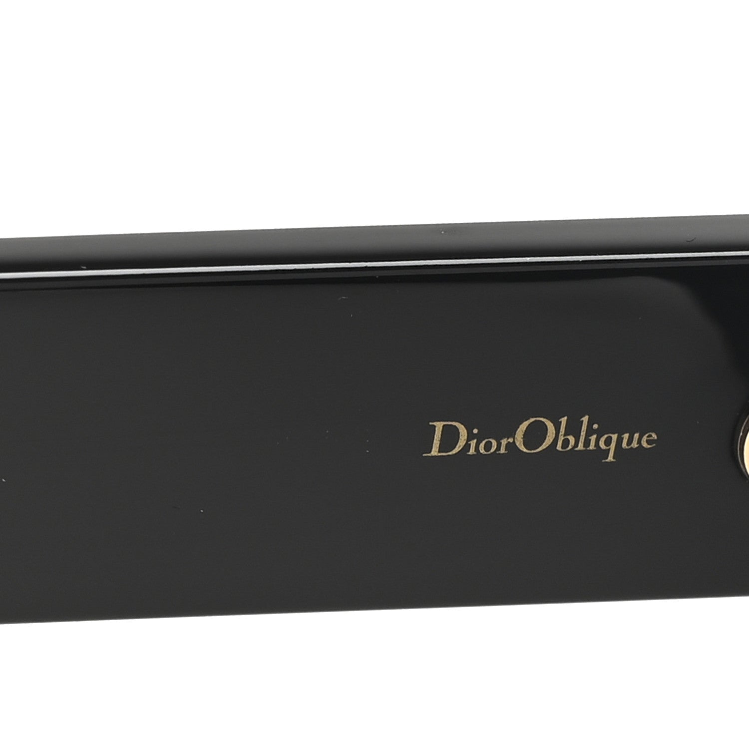 Christian Dior Acetate Oblique Oval Sunglasses Black 5 of 9