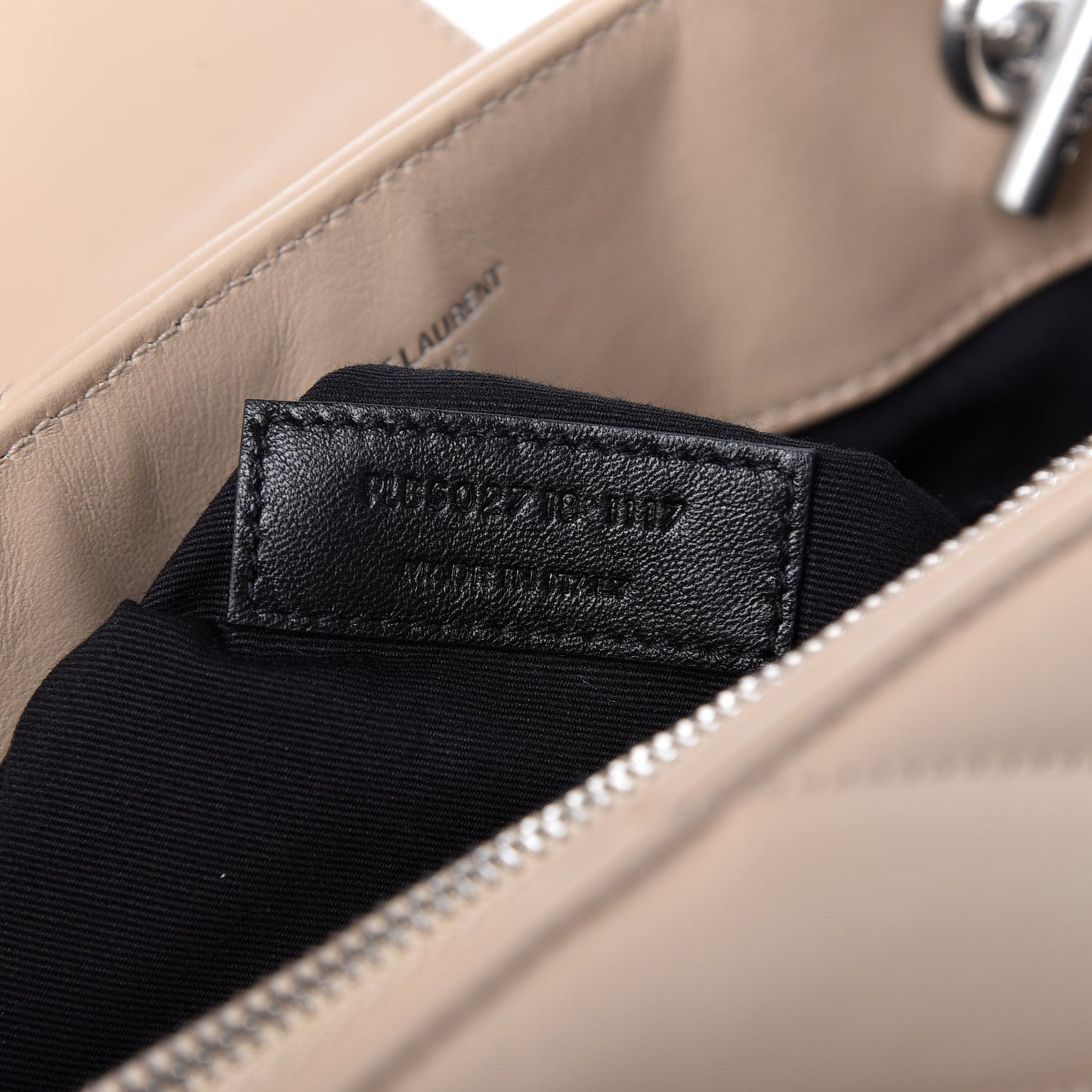 Calfskin Y Quilted Monogram Large Loulou Shopper Nude Powder