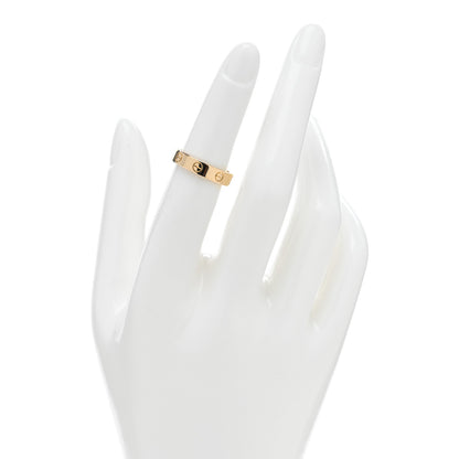 Cartier 18K Yellow Gold Diamond 4mm LOVE Wedding Band Ring 50 5.25 2 of 4