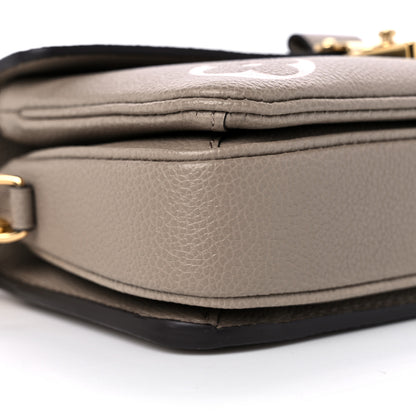 Louis Vuitton Empreinte Monogram Giant Pochette Metis East West Tourterelle Creme 7 of 9