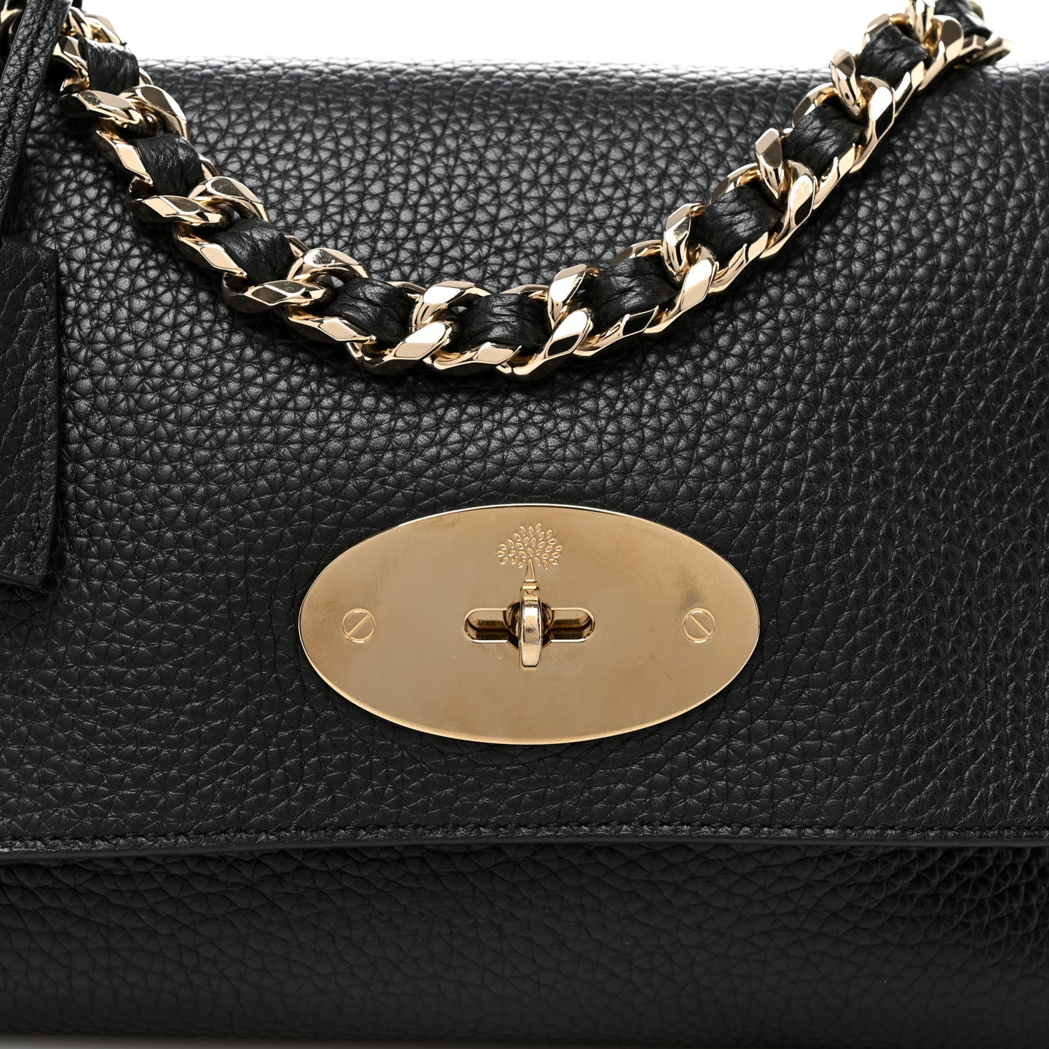 Mulberry Small Classic Grain Calfskin Medium Lily Black 7 of 9