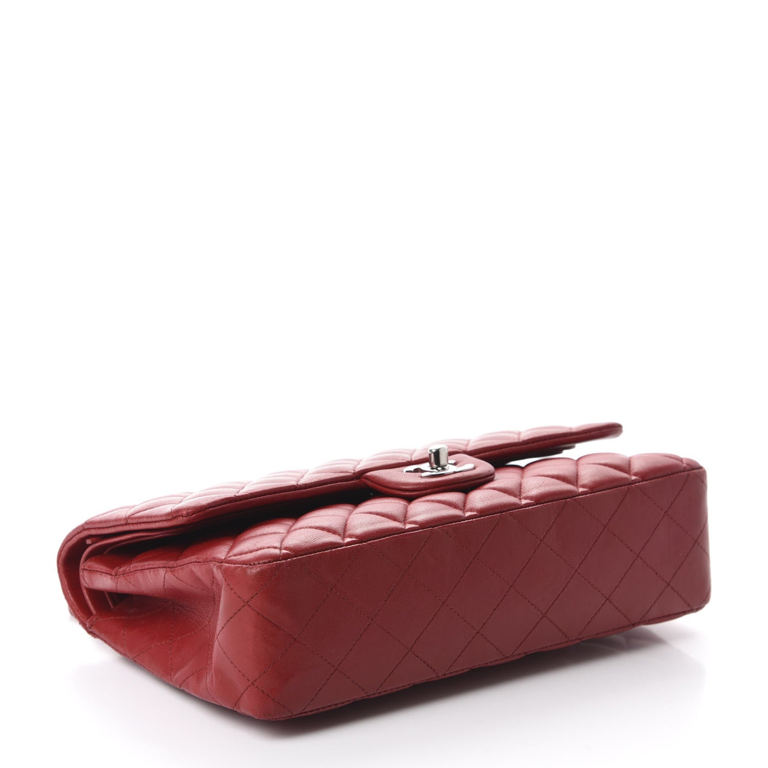 Chanel Lambskin Quilted Medium Double Flap Red 4 of 21
