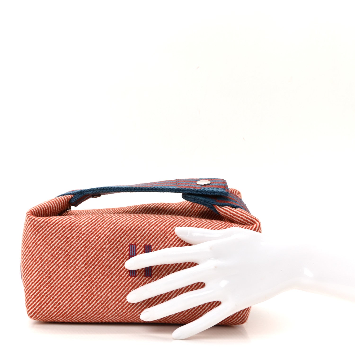 Hermes Wool Small Bride-A-Brac H Natte Pouch Tomette 2 of 9