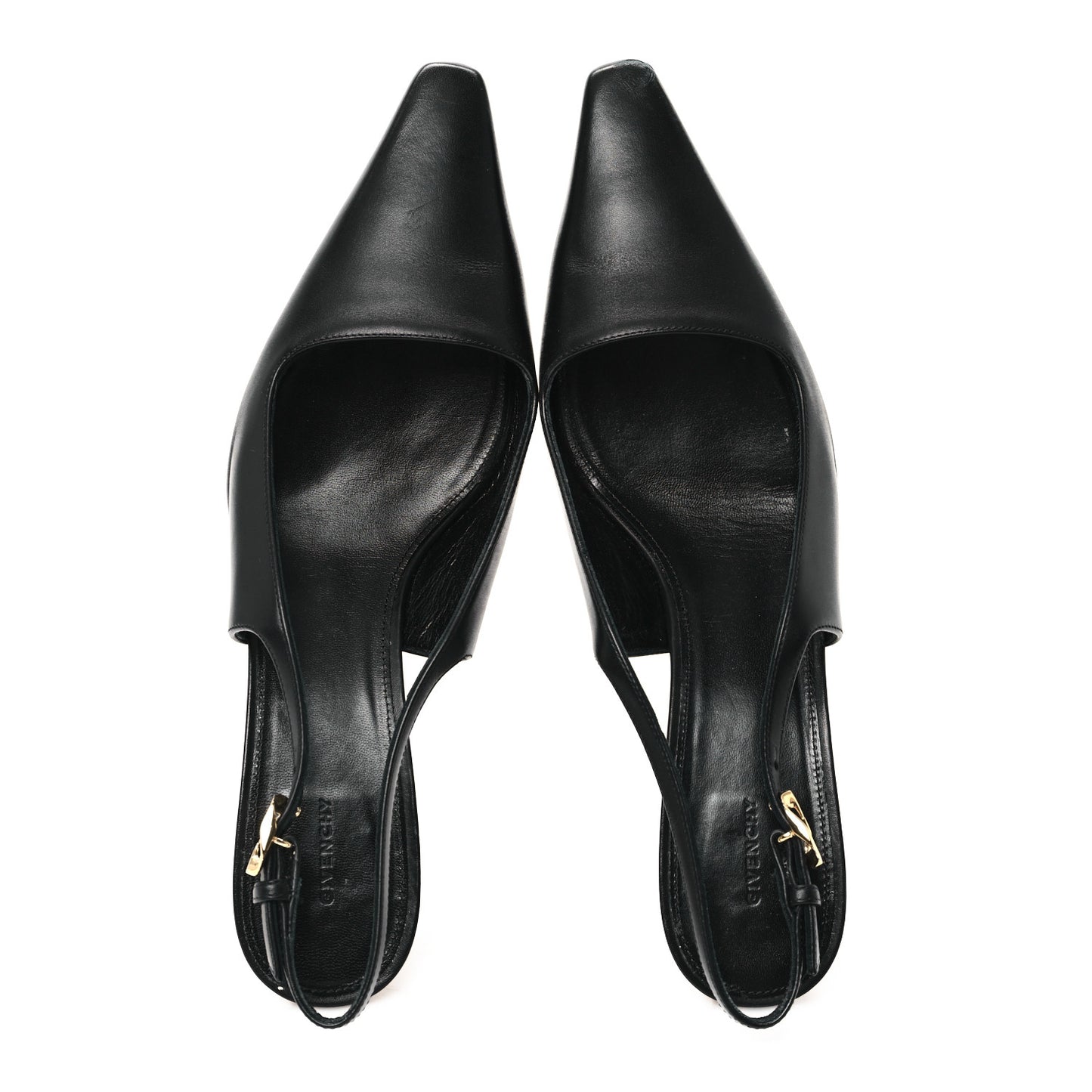 Calfskin G Cube 50mm Slingback Pumps 39 Black