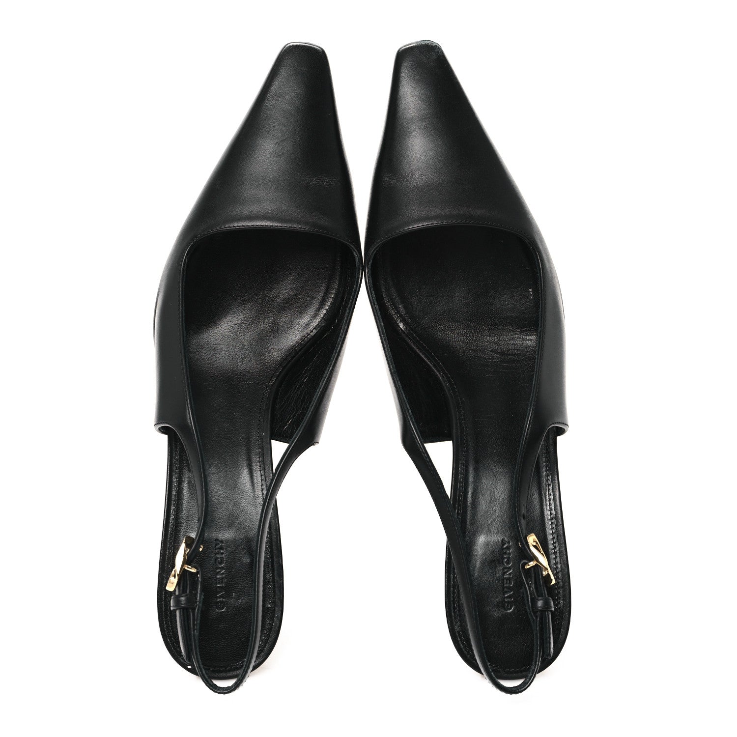 Givenchy Calfskin G Cube 50mm Slingback Pumps 39 Black 2 of 11