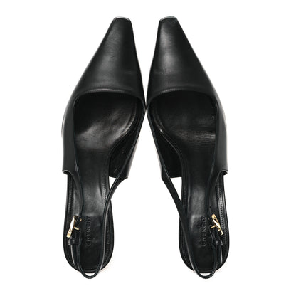 Givenchy Calfskin G Cube 50mm Slingback Pumps 39 Black 2 of 11