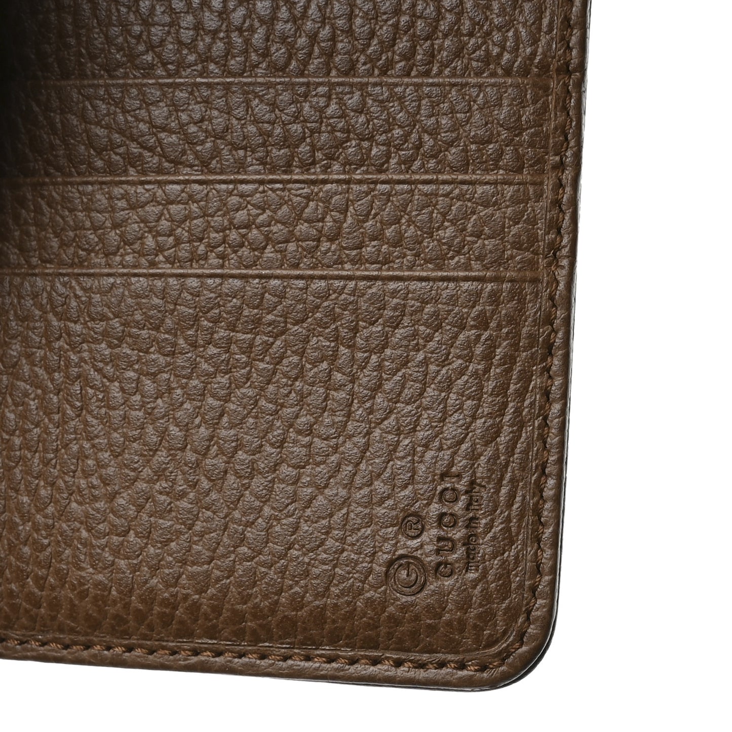 Monogram Dollar Calfskin Zip Around French Wallet Beige Ebony Tabacco