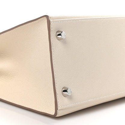 Hermes Epsom Kelly Sellier 28 Craie 9 of 14