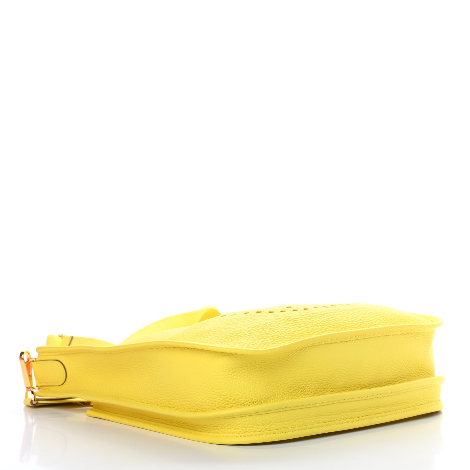 Hermes Taurillon Clemence Evelyne III PM Lime 4 of 11