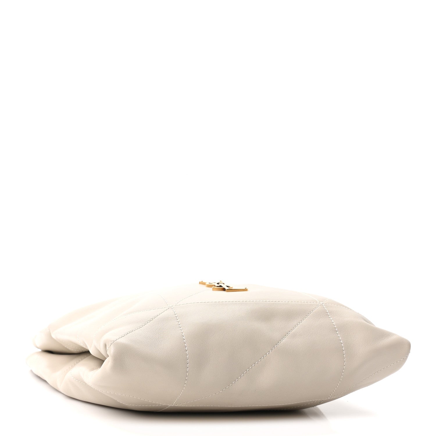 Saint Laurent Lambskin Matelasse Monogram Large Jamie 4.3 Pochon Crema Soft 5 of 11