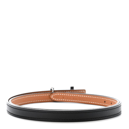 Hermes Swift Epsom 13mm Focus Belt 80 Black Gold 2 of 4