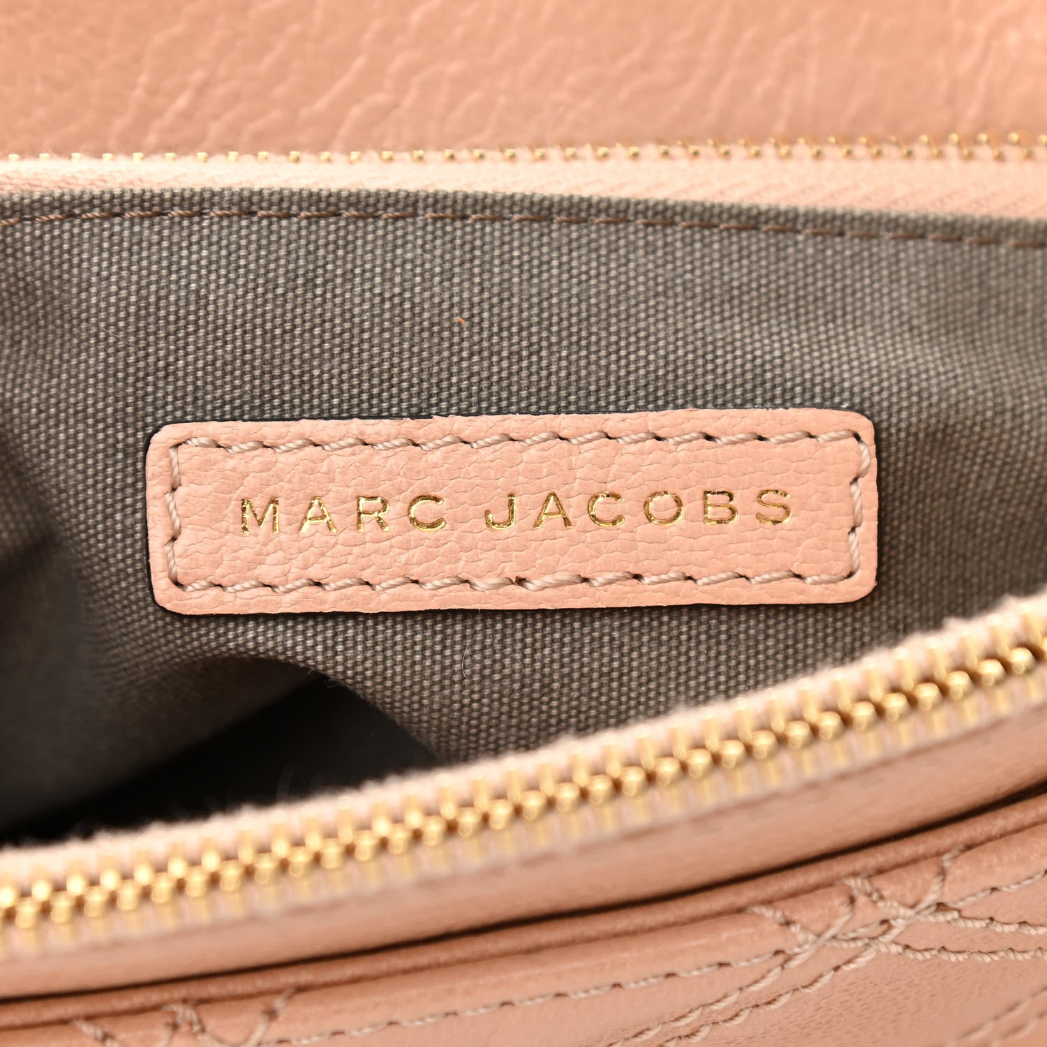 Marc Jacobs Lambskin Quilted The XL Single Flap Beige 6 of 9