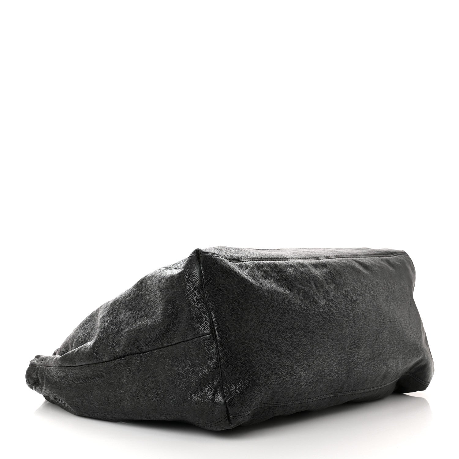 Chanel Distressed Caviar XL Coco Cabas Black 4 of 12
