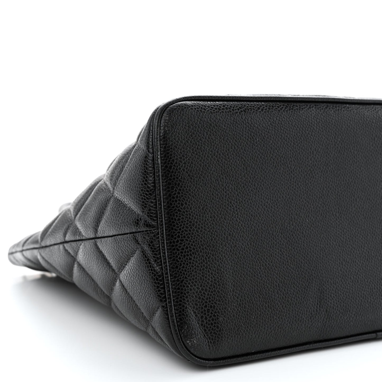 Caviar Quilted Medallion Tote Black