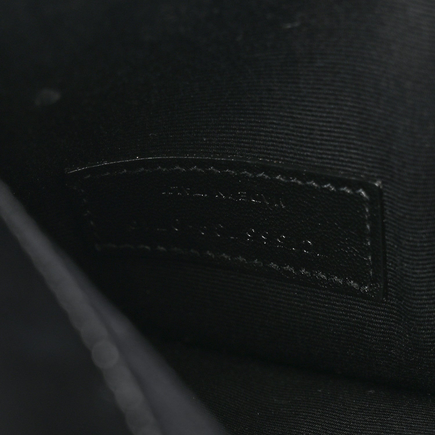 Saint Laurent Smooth Shiny Calfskin Monogram Uptown Pouch Black 6 of 9
