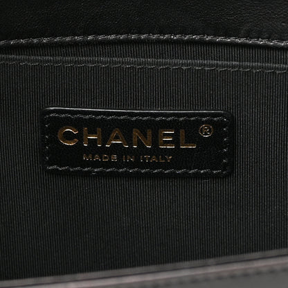Chanel Lambskin Quilted Medium Boy Flap Black 6 of 14