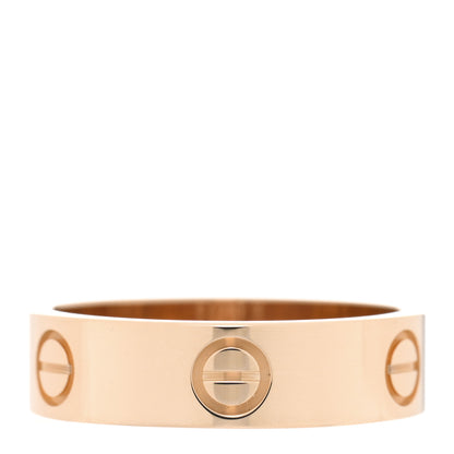 Cartier 18K Yellow Gold 5.5mm LOVE Ring 58 8.25 1 of 5