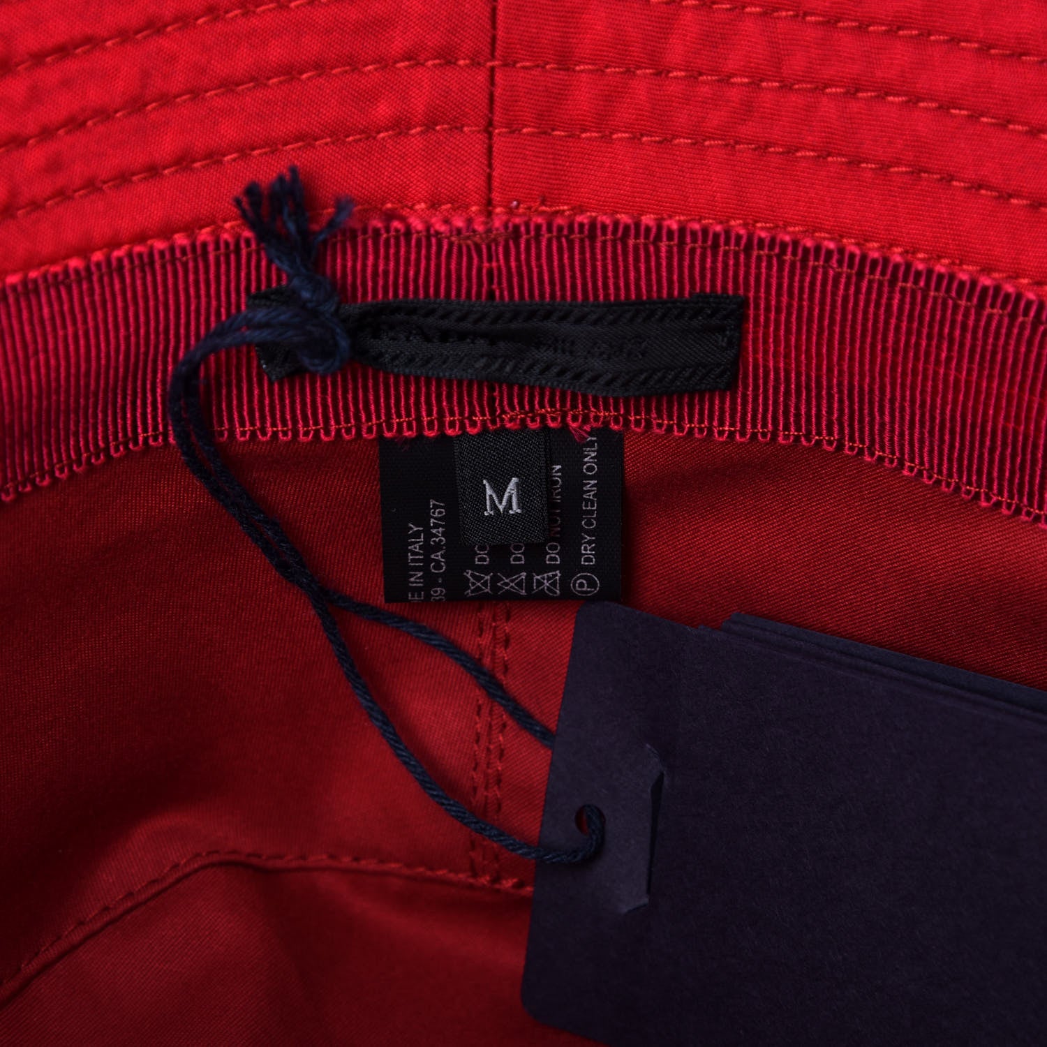 Prada Tessuto Nylon Bucket Hat M Rosso 6 of 7