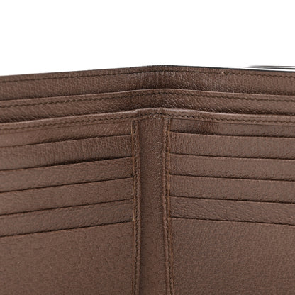 Gucci GG Supreme Monogram Web Ophidia French Flap Wallet Beige New Beige New Acero 8 of 9