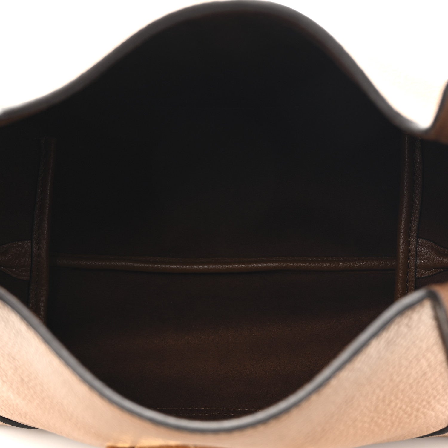 Gucci Grained Calfskin Softbit Medium Shoulder Bag Brown 5 of 10