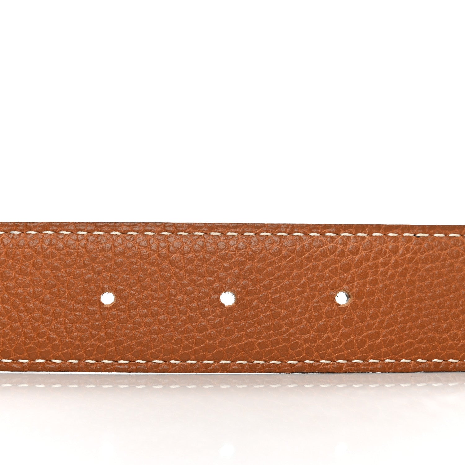 Hermes Box Togo 32mm H Belt 75/30 Black Gold 3 of 8