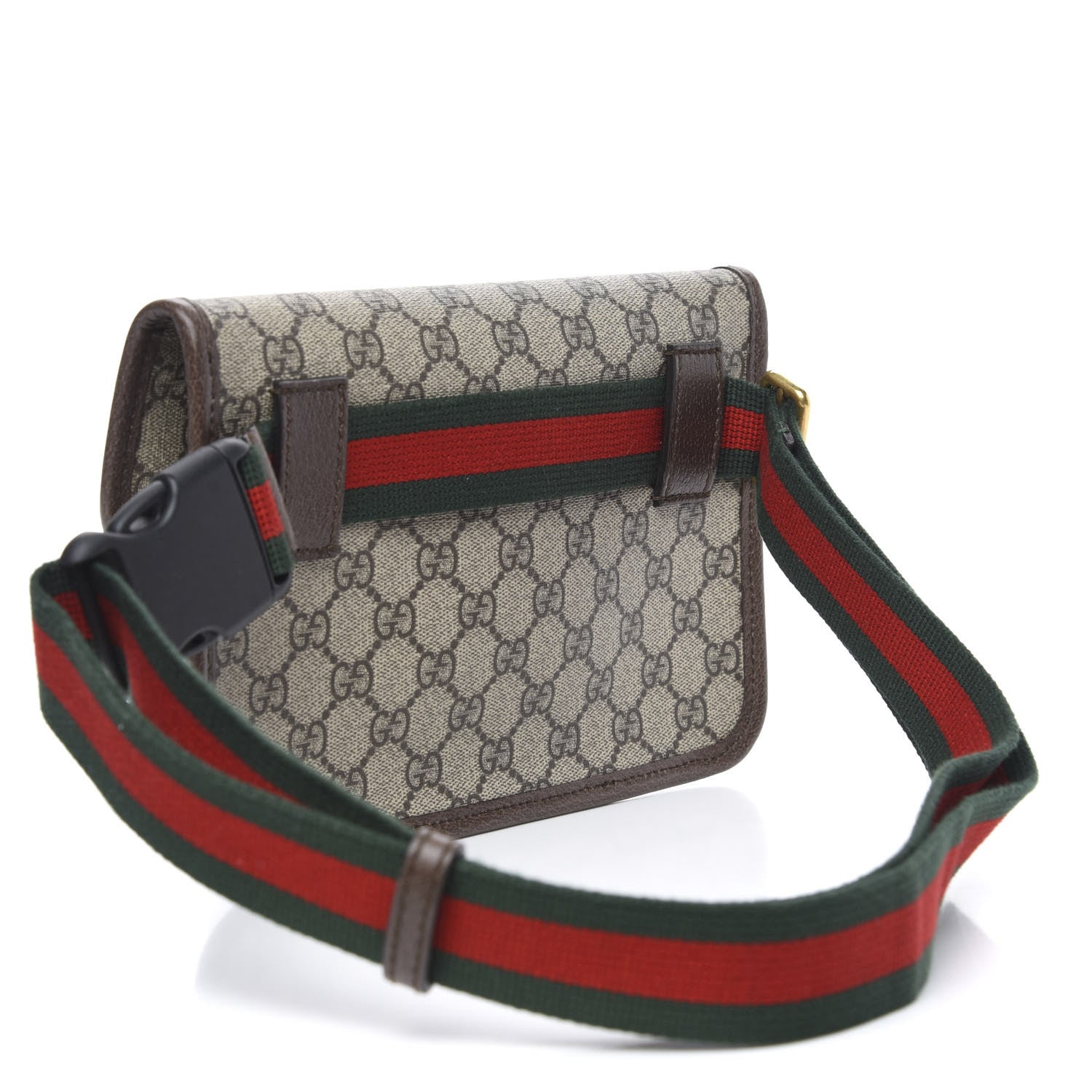 Gucci GG Supreme Monogram Neo Vintage Web Belt Bag Brown 3 of 10