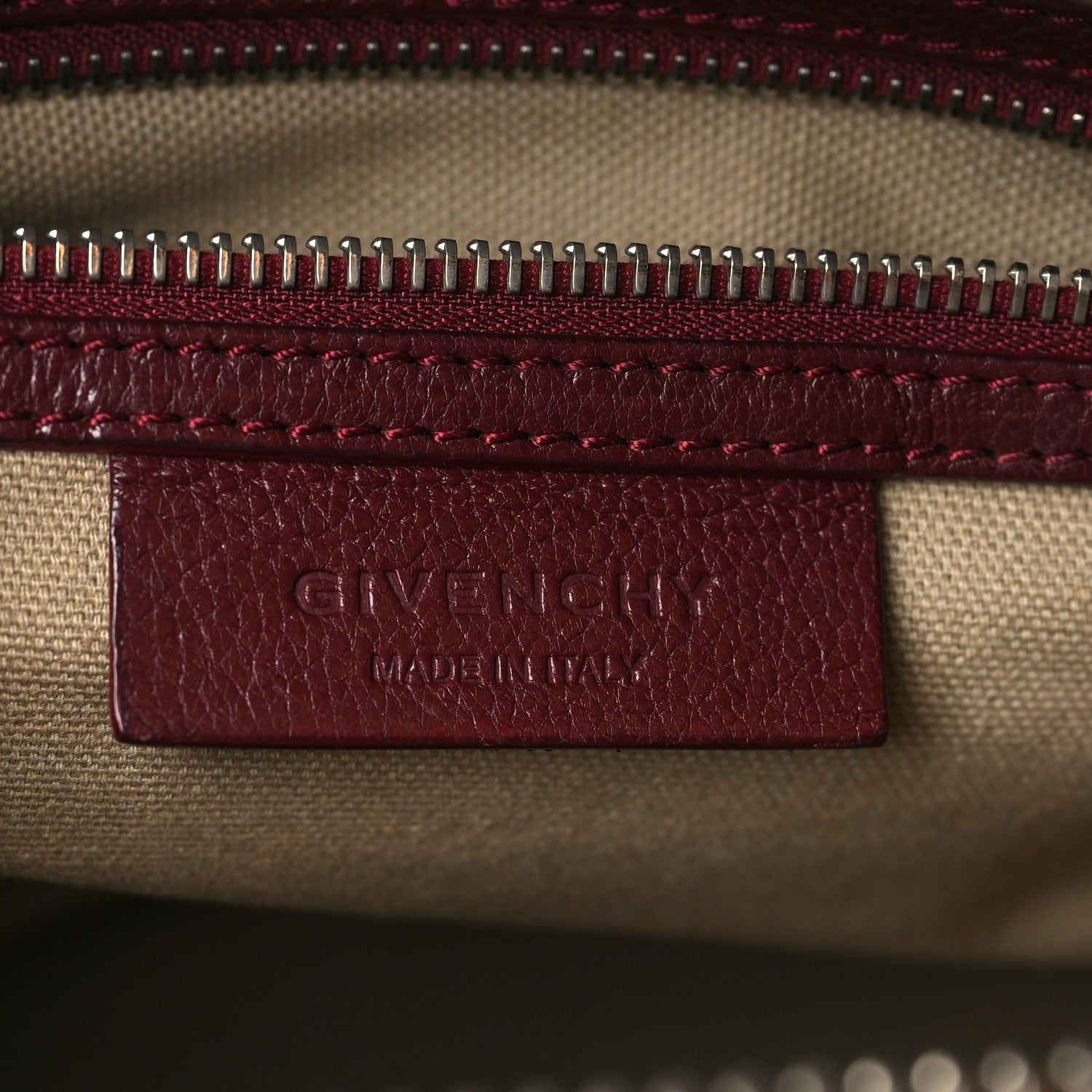 Givenchy Sugar Goatskin Small Antigona Oxblood 5 of 8