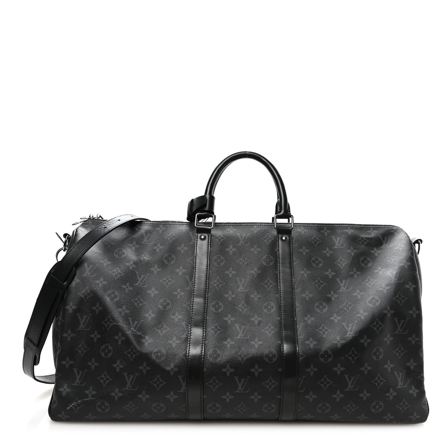 Louis Vuitton Monogram Eclipse Keepall Bandouliere 55 1 of 9