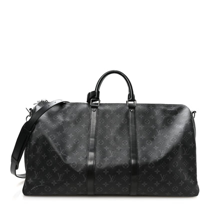 Louis Vuitton Monogram Eclipse Keepall Bandouliere 55 1 of 9