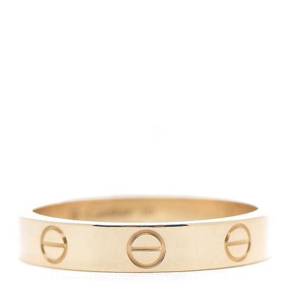 Cartier 18K Yellow Gold 3.5mm LOVE Wedding Band Ring 55 7.25 1 of 5