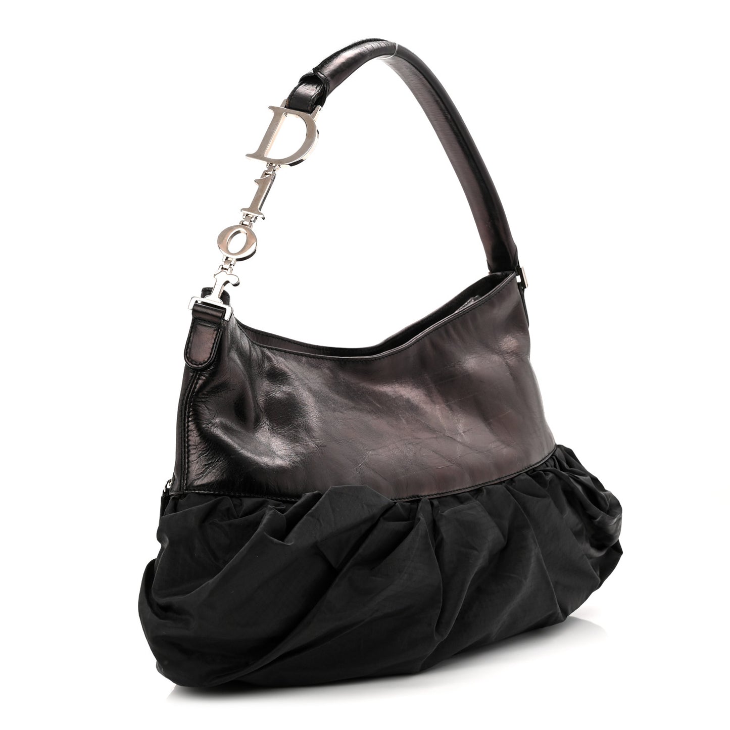 Satin Ballet Evening Bag Black