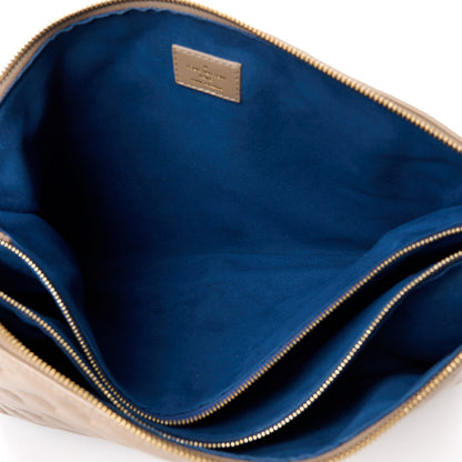 Louis Vuitton Lambskin Embossed Monogram Coussin MM 5 of 11