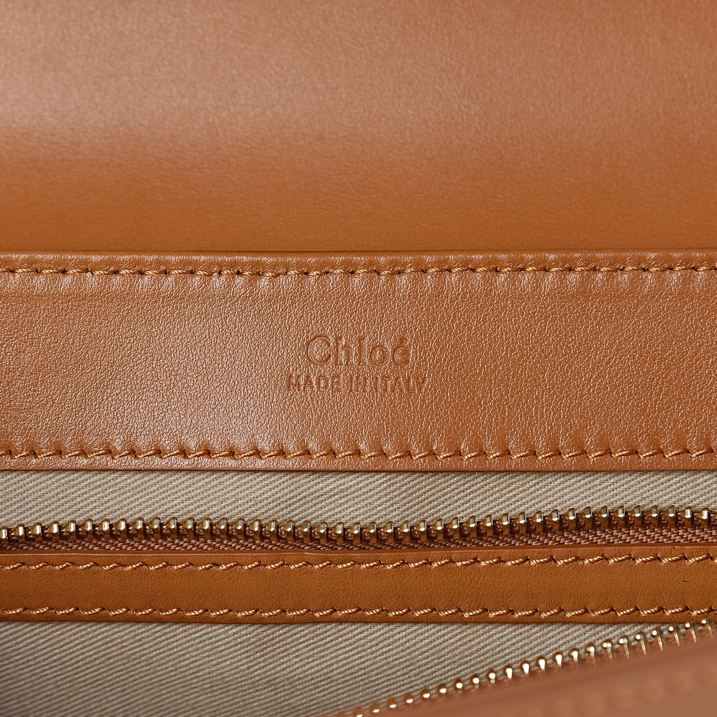 Calfskin Small C Double Carry Autumnal Brown