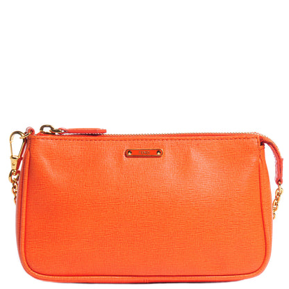 Fendi Vitello Elite Pochette Arancio 1 of 9