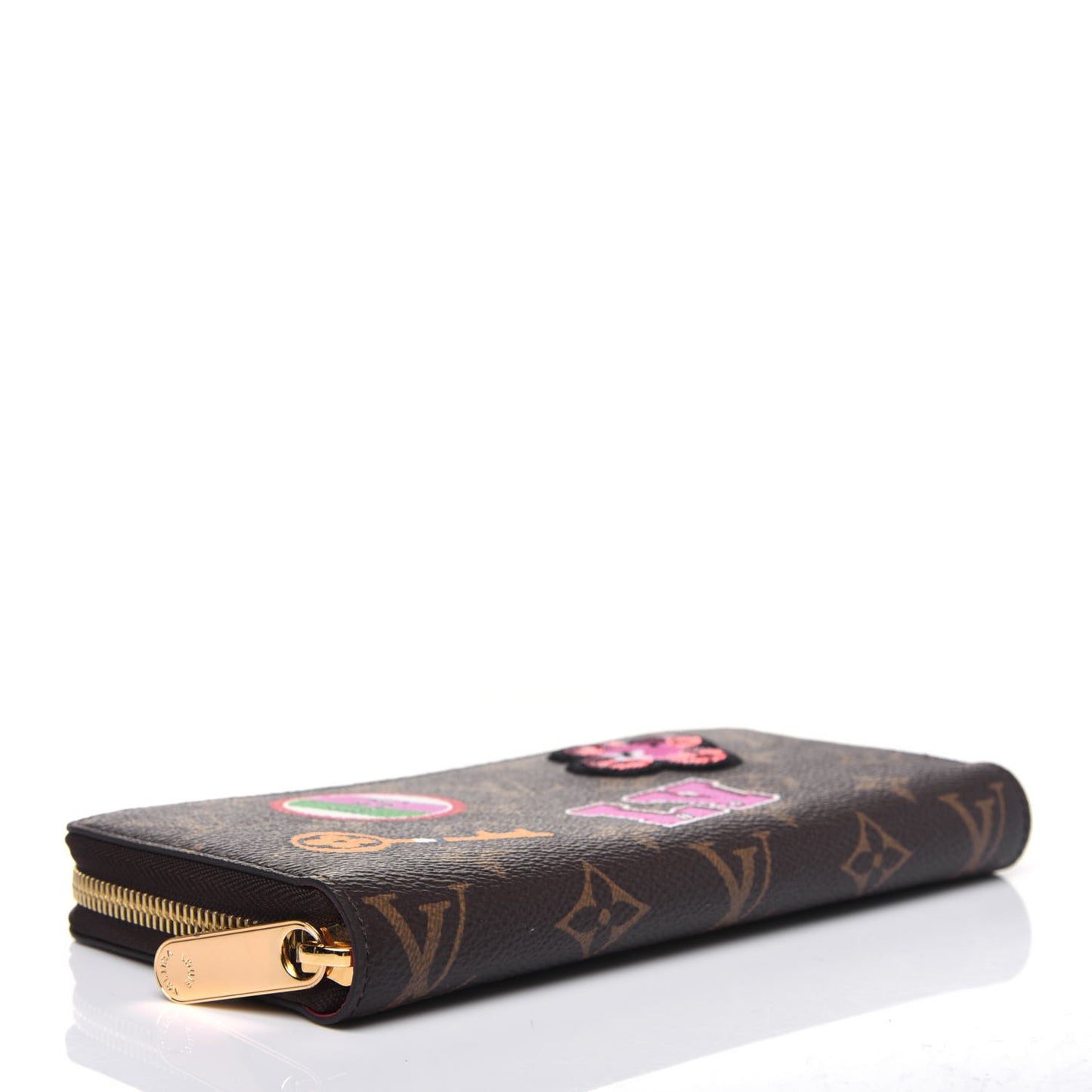 Monogram Travel Stickers Zippy Wallet