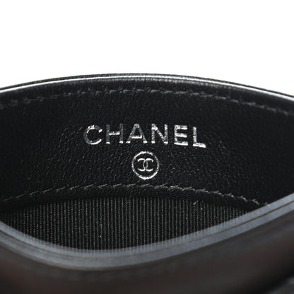 Chanel Lambskin Quilted Card Holder So Black 6 of 8