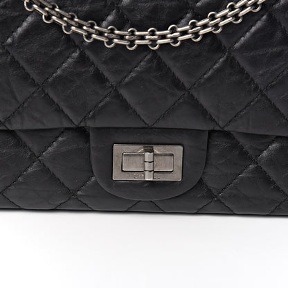 Chanel Aged Calfskin Quilted 2.55 Reissue 227 Flap Black 9 of 10