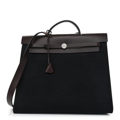 Hermes Toile Vache Hunter Herbag Zip 39 MM Black Ebene 3 of 12